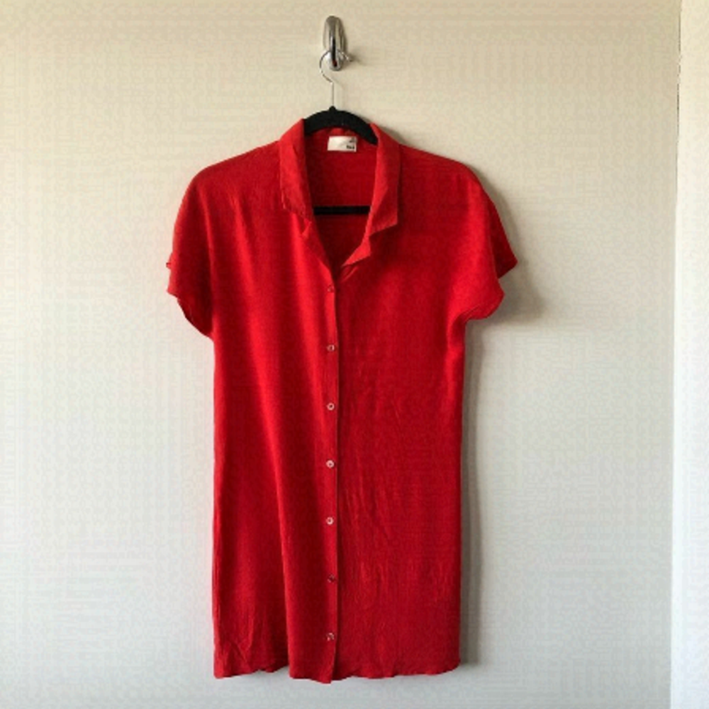 WILFRED Free Radhika Red/Orange Mini Dress